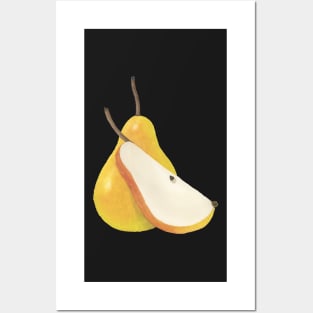 PEARS - WATERCOLOR PEAR PAINTING Posters and Art